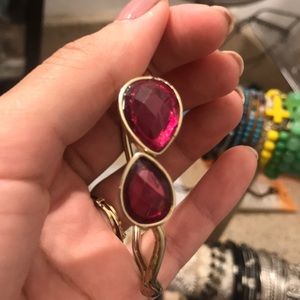 Burgundy bracelet